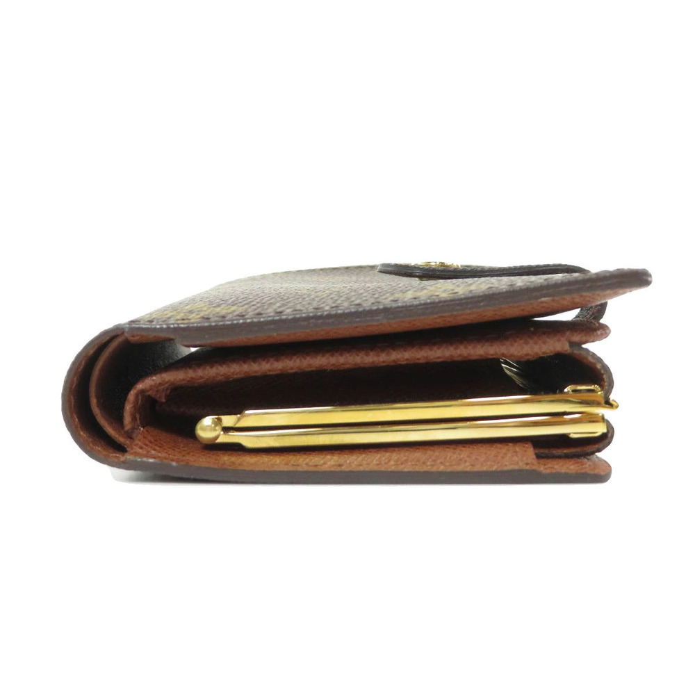 Louis Vuitton Portefeuille Monogram fold Viennois Bi Wallet Canvas Brown